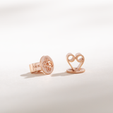 Solid Gold Butterfly Earring Back