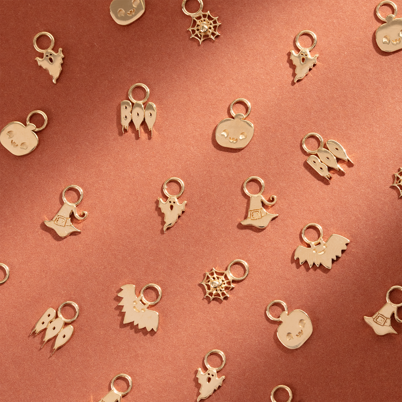 14k Gold Halloween Charms