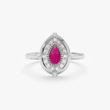 Cabochon Pink Tourmaline Ring, Naenia
