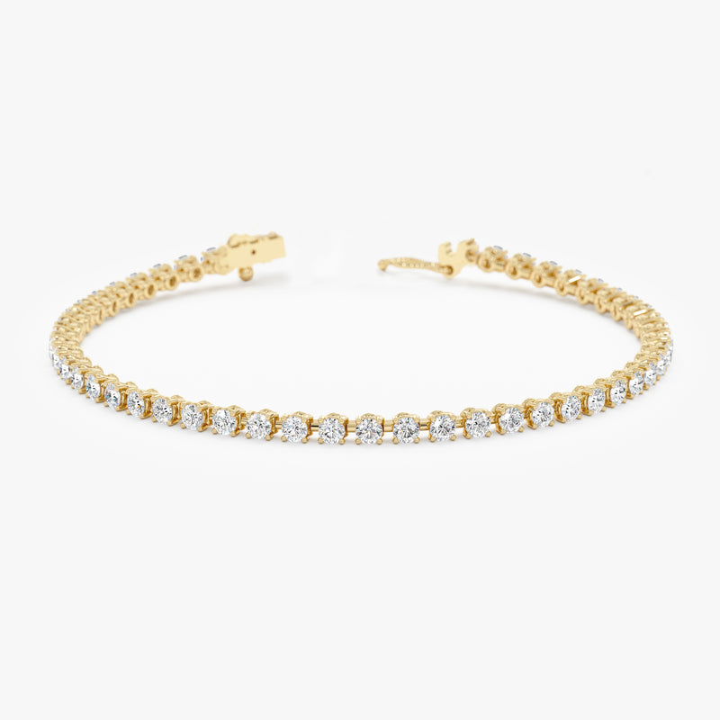 Natural Diamond Tennis Bracelet, Katniss