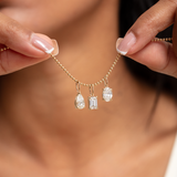 1 ctw Lab Grown Diamond Solitaire Charm, Jasmin