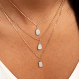 1 ctw Lab Grown Diamond Solitaire Charm, Jasmin