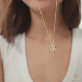 Diamond Star Of David Necklace, Romilly