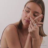 Diamond Button Ring, Leona