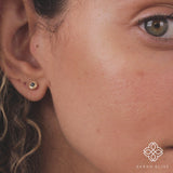 Art Deco Black Onyx Studs, Winnie