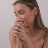 Diamond Teardrop Stud Earrings, Kenna