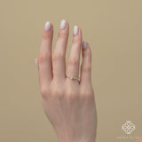 petite heart shape diamond ring