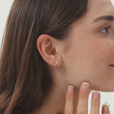 Diamond Flower Studs, Romilly