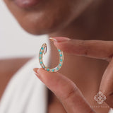 Turquoise Horseshoe Charm, Zanitha
