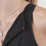 Dainty Letter Charms for Necklaces