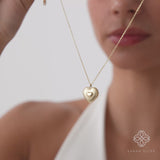 Gold Heart Pendant, Zyne