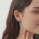 Lab Grown Diamond Cluster Studs, Ariadne