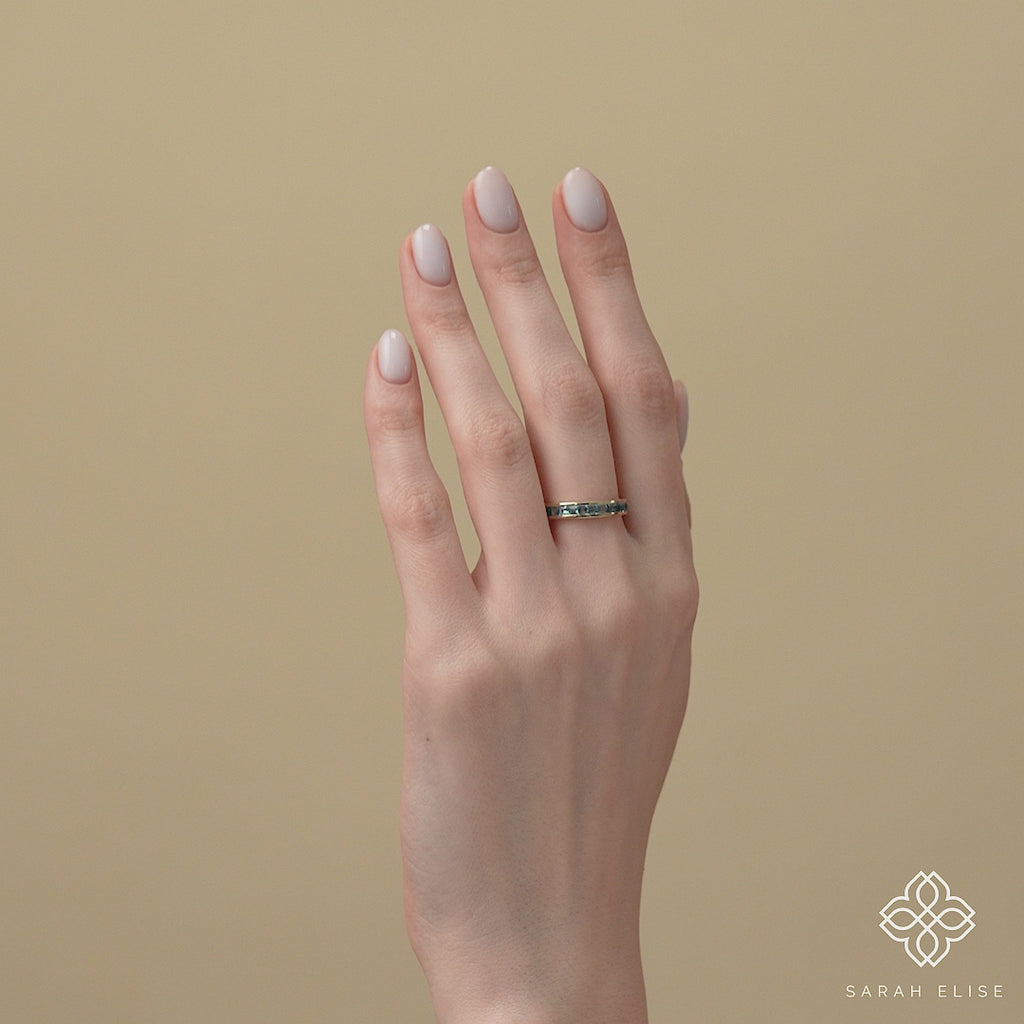 dainty natural gem rings