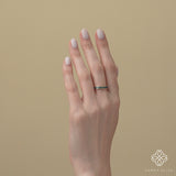 dainty natural gem rings