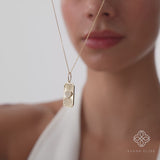 Pave Diamond Heart Charm, Sylindra