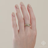Diamond Croissant Ring, Amina