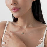 Turquoise Star of David Necklace, Ysolina