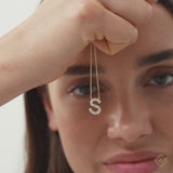 Lab Grown Diamond Initial Necklace, Anouk