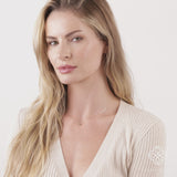 14k gold stacking necklace with may birthstone bezel emerald 