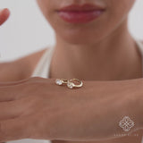 Oval Cut Lab Grown Diamond Huggie, Aniko