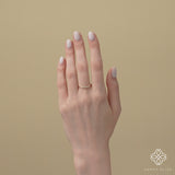 petite diamond wedding band