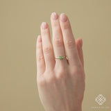 unique handcrafted solid gold ring