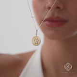 Solid Gold Dog Paw Charm, Zirelia