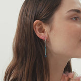 Blue Topaz Drop Earrings, Diantha