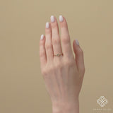 natural light blue gemstone band