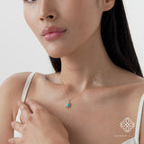 Turquoise Sunburst Pendant, Talitha