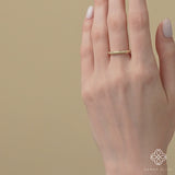 dainty thin wedding rings
