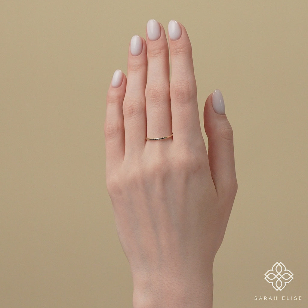 handmade solid gold natural sapphire