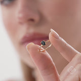 Blue Sapphire Oval Ring, Elior