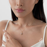 Vintage Inspired Pear Tourmaline Necklace, Naenia