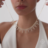 Lab Grown Diamond Spike Necklace, Serenique