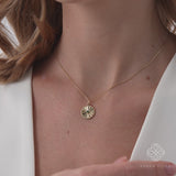 Emerald Coin Charm, Isadorae