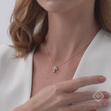 Diamond Cross Necklace, Virelitha