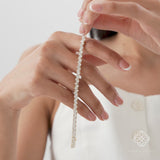 Up-Down Pear Shape Tennis Bracelet, Desdemona