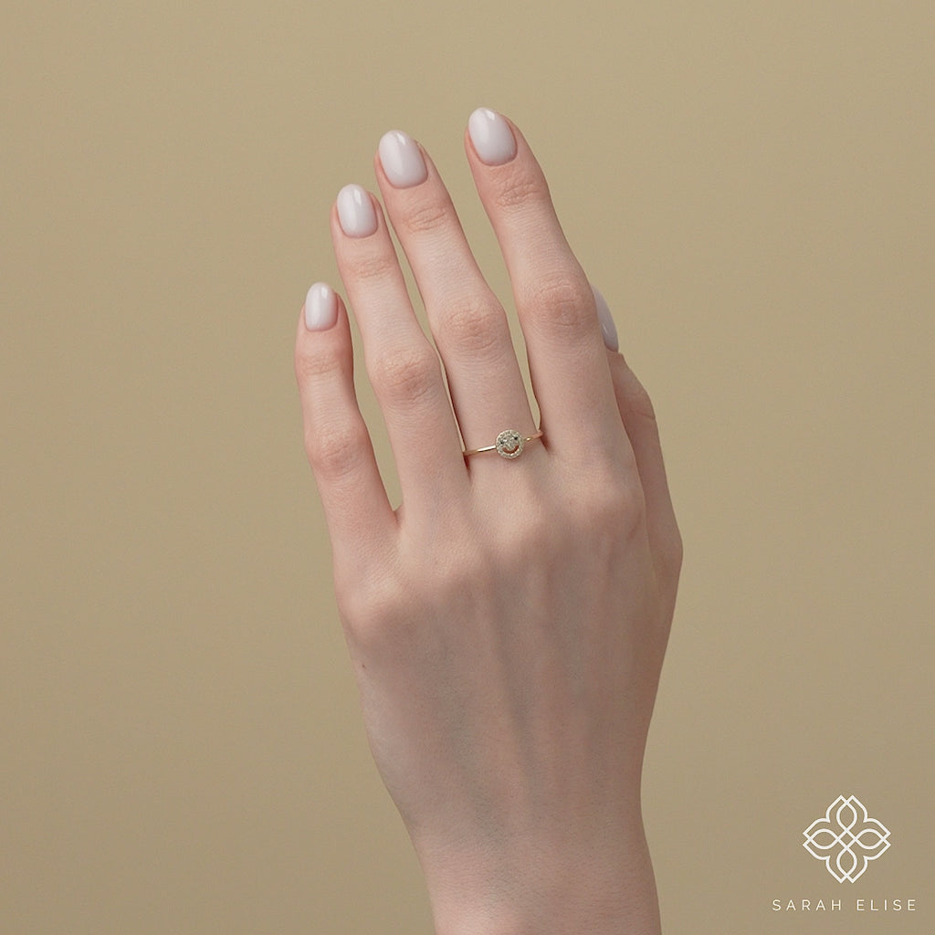 minimalistic smile ring jewellery for women