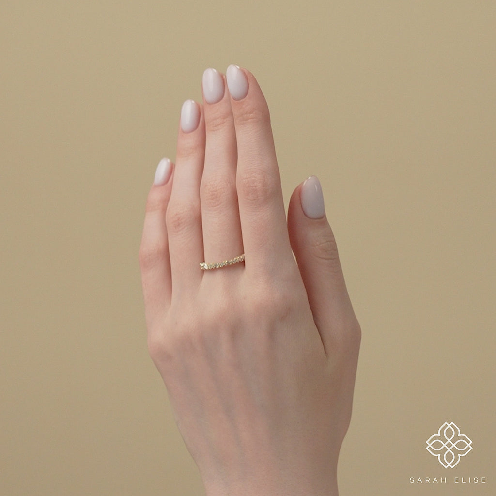 handmade ethically sourced diamond ring