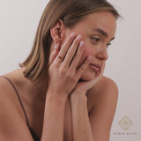 Art Deco Citrine Engagement Ring, Cyid