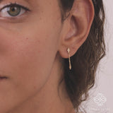 Diamond Clover Drop Earrings, Damaris