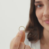 Oval & Round Lab Grown Diamond Wedding Band, Thalassa