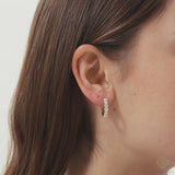 2 ctw Heart Shape Lab-Grown Diamond Hoop, Seraphina