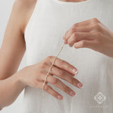 Ombre Blue Sapphire Tennis Bracelet, Petra