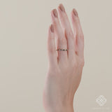 alternating september sapphire april diamond ring