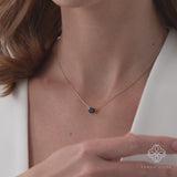 Blue Sapphire Necklace, Lexa