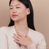 Baguette Peridot Cluster Ring, Lupita