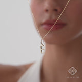 Solid Gold Initial Charm, Virelynn