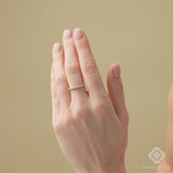 petite half eternity diamond band